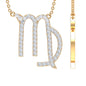 Certified Lab Grown Diamond Zodiac Virgo Necklace