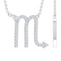 Certified Lab Grown Diamond Scorpio Zodiac Necklace
