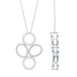 Certified Diamond Contemporary Necklace For Her