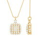 Certified Brilliant Cut Diamond Pendant Necklace