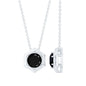 Lab Grown Black Diamond Hexagon Pendant Necklace