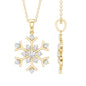 Certified Natural Diamond Christmas Necklace With Chain