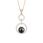 Tahitian Pearl and Diamond Eternity Dangle Pendant
