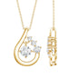 Certified Lab Grown Diamond Minimal Pendant Necklace