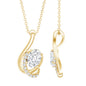 Certified Oval Shape Lab Grown Diamond Designer Necklace