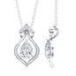 Pear Shape Lab Grown Diamond Bridal Pendant Necklace