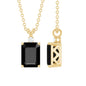 Genuine 1.68 Carat Black Diamond Solitaire Necklace for Women