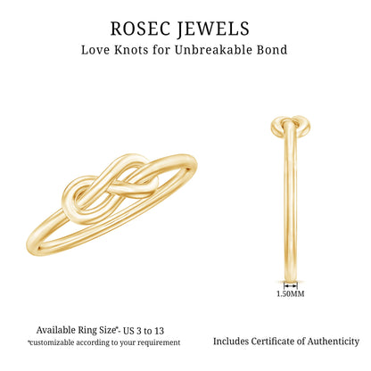 Infinity Knot Promise Ring for Women