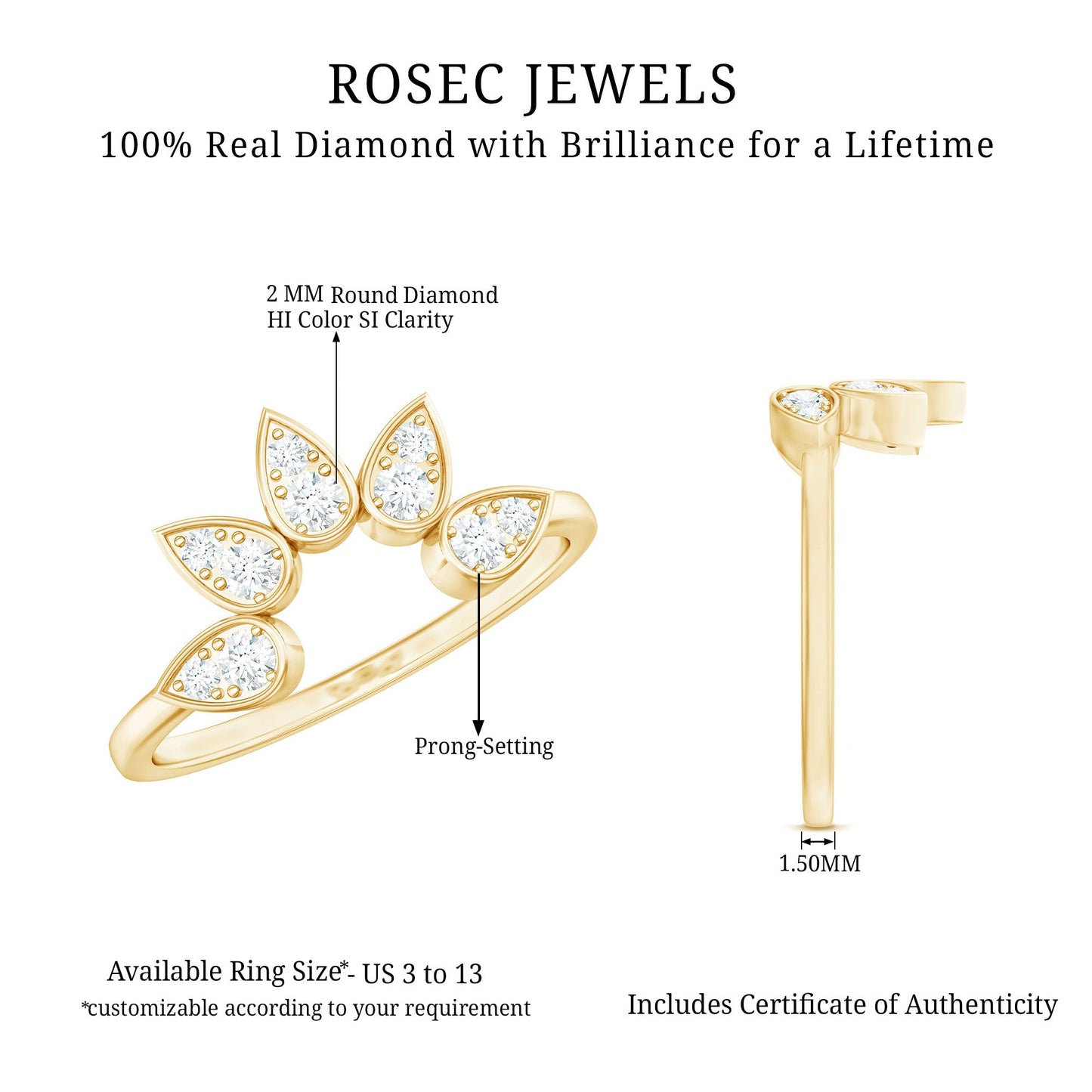 Certified Diamond Engagement Ring Enhancer