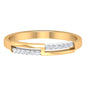 Round Diamond Band Ring in Prong Setting