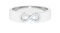Certified Natural Diamond Infinity Band Ring