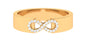 Certified Natural Diamond Infinity Band Ring