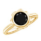 1.6 Carat Lab Grown Black Diamond Flower Engagement Ring