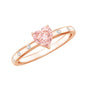 IGI Certified Solitaire Lab Grown Pink Diamond Engagement Ring for Women