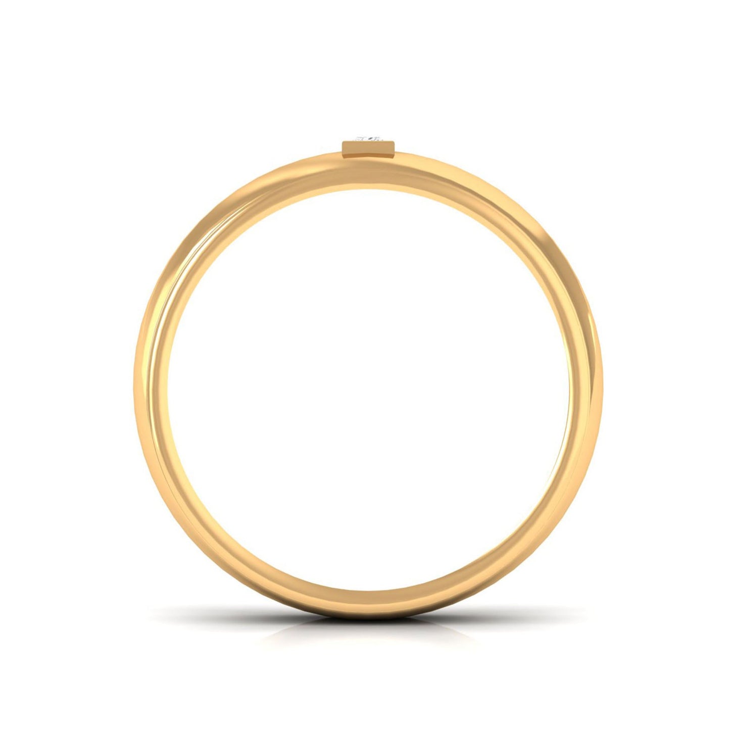 Natural Diamond Mens Wedding Band Ring