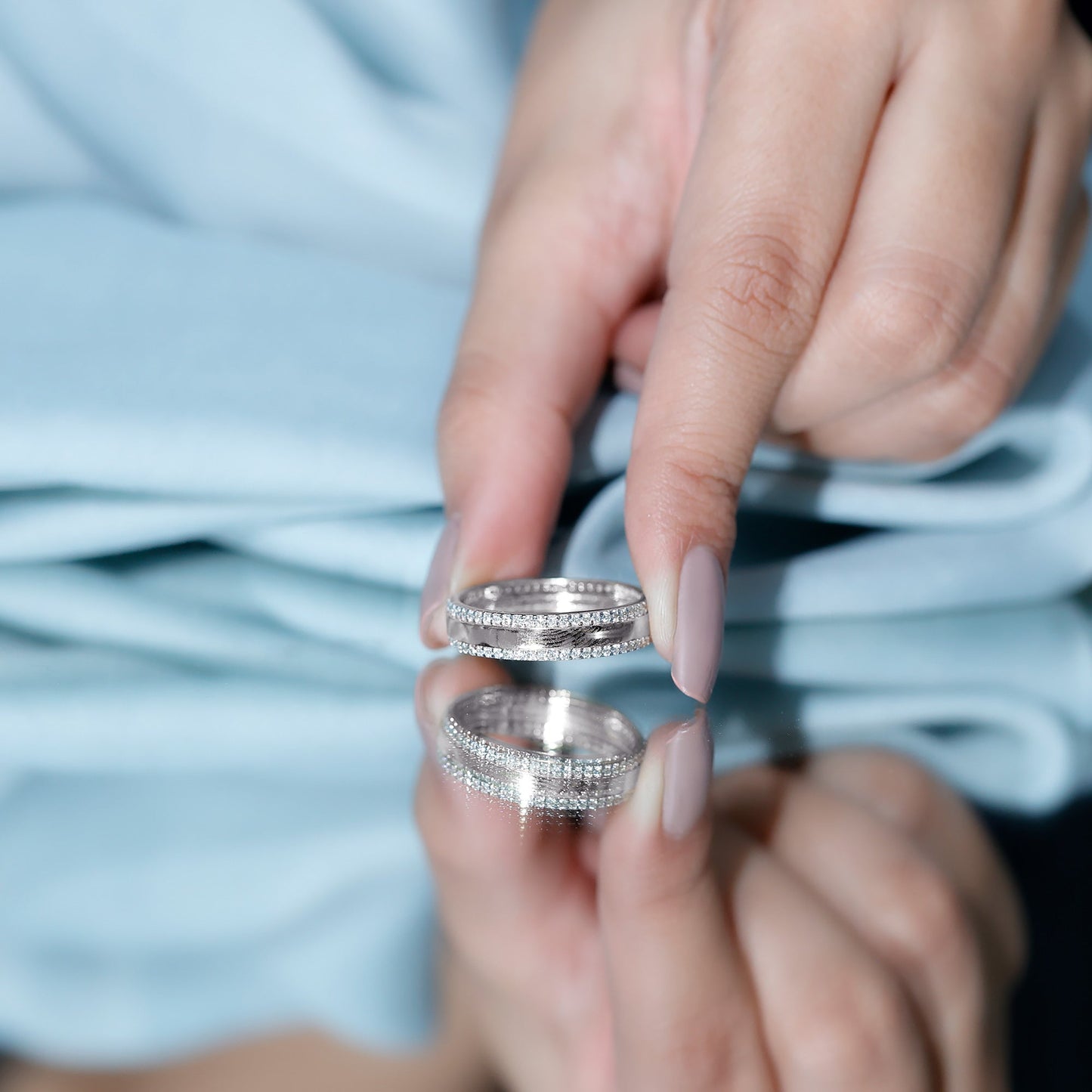 Natural Certified Diamond Wedding Band