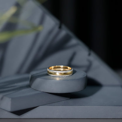 Natural Certified Diamond Wedding Band