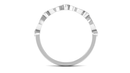 Certified Natural Diamond Half Eternity Ring for Anniversary