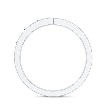 Natural Diamond Anniversary Band Ring with Certificate