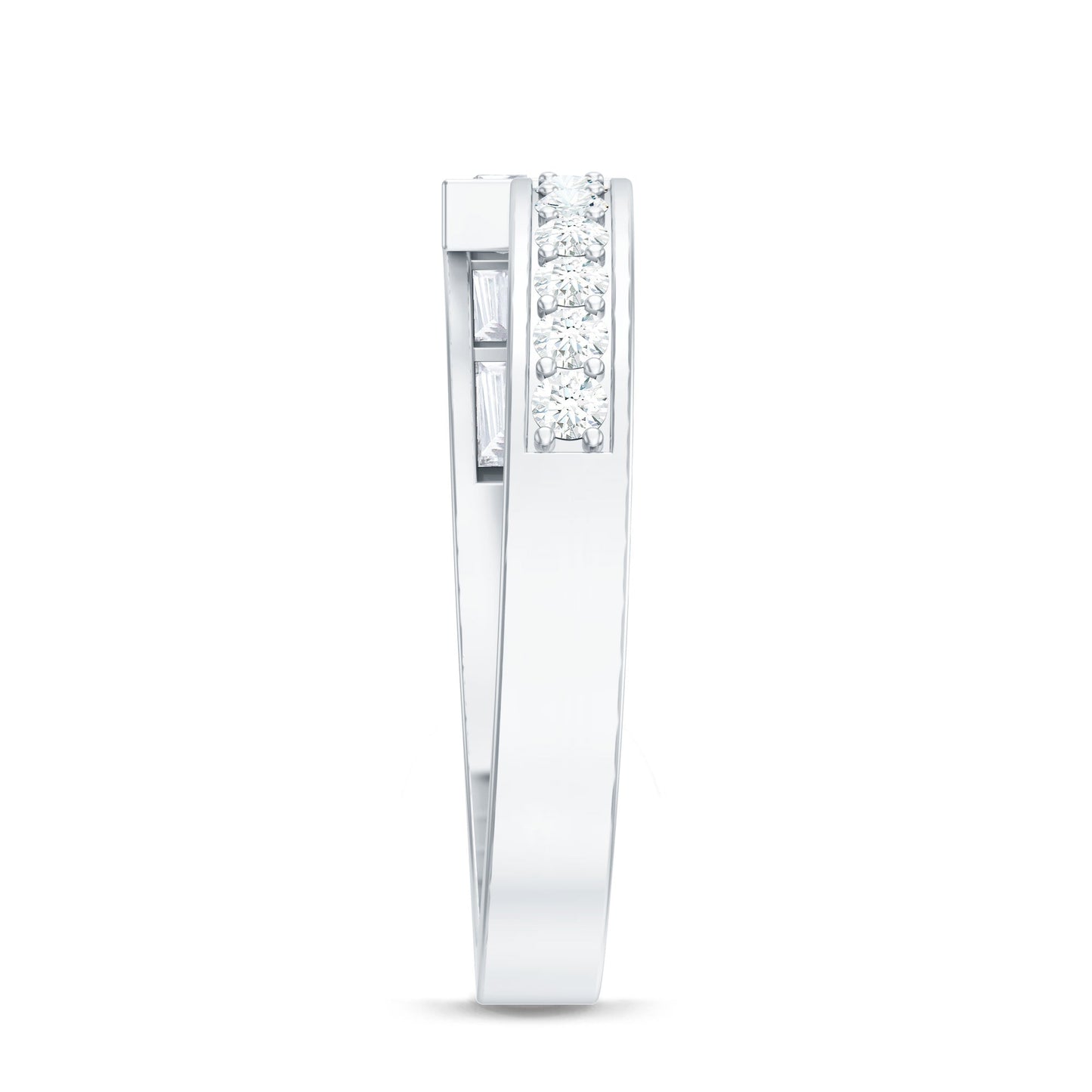 Natural Diamond Anniversary Band Ring with Certificate