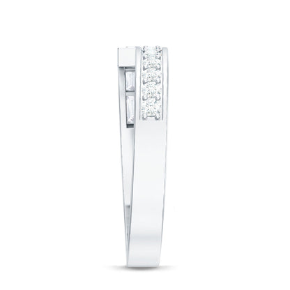 Natural Diamond Anniversary Band Ring with Certificate
