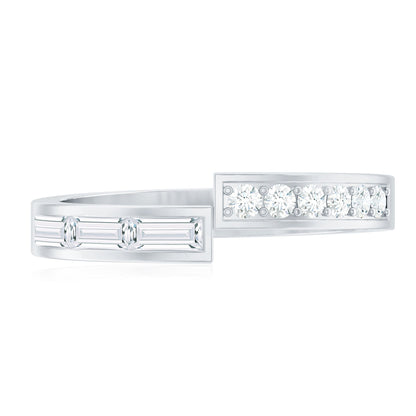 Natural Diamond Anniversary Band Ring with Certificate