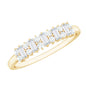 Minimal Natural Diamond Anniversary Ring