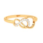 Natural Diamond Infinity Ring for Valentines Day