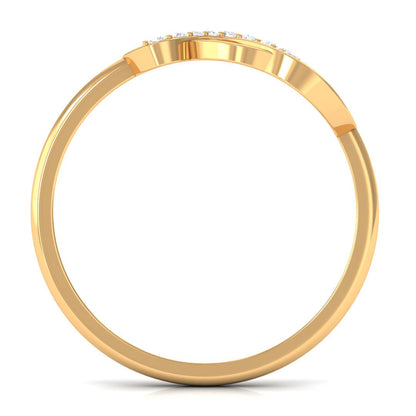 Natural Diamond Infinity Ring for Valentines Day