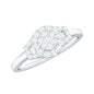 Real Diamond Engagement Ring with Halo