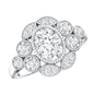 Certified Lab Grown Diamond Oval Engagement Ring