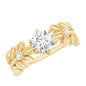 0.9 Carat Lab Grown Diamond Nature Inspired Engagement Ring