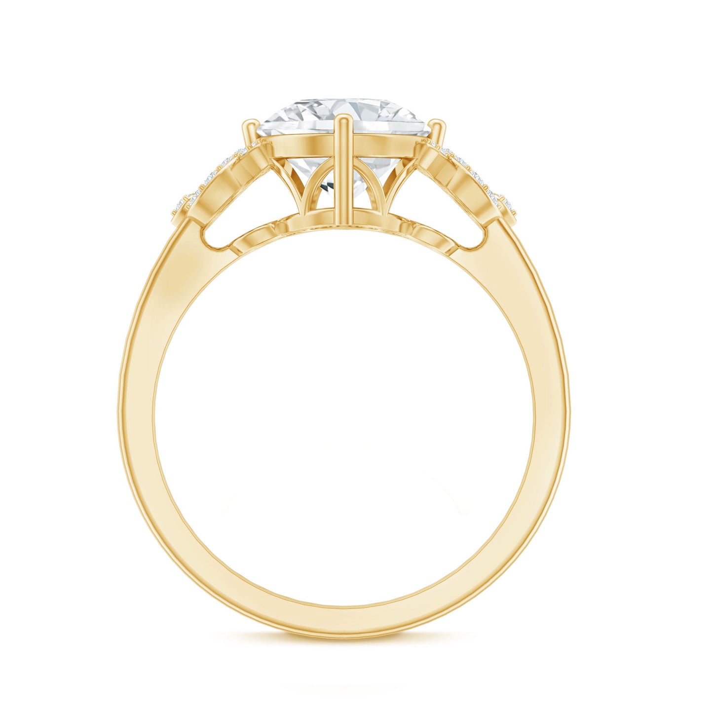 Certified 2 Carat Lab Grown Diamond Solitaire Engagement Ring