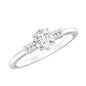 Certified 0.4 Carat Lab Grown Diamond Solitaire Promise Ring