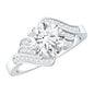 Certified 2 Carat Lab Grown Diamond Unique Engagement Ring
