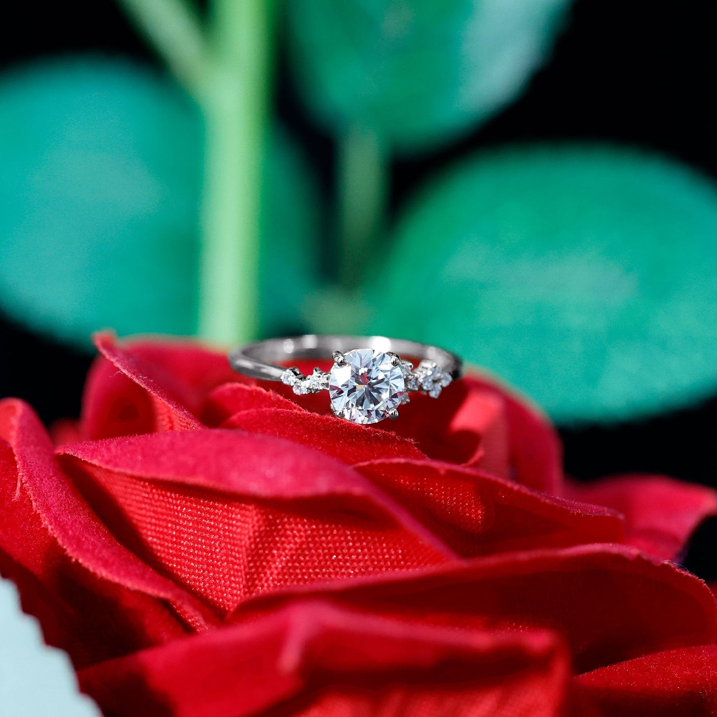 0.9 Carat Lab Grown Diamond Solitaire Engagement Ring