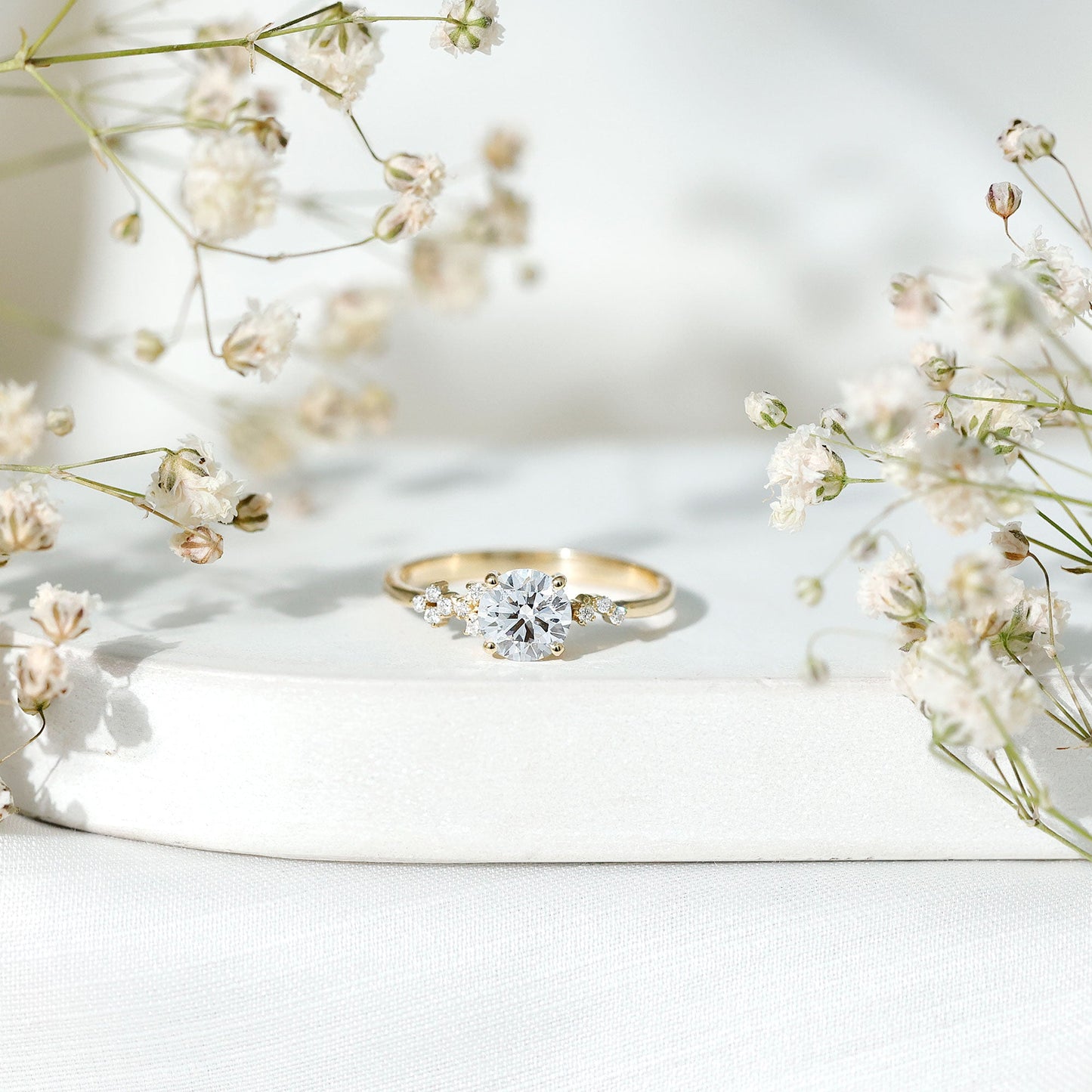 0.9 Carat Lab Grown Diamond Solitaire Engagement Ring