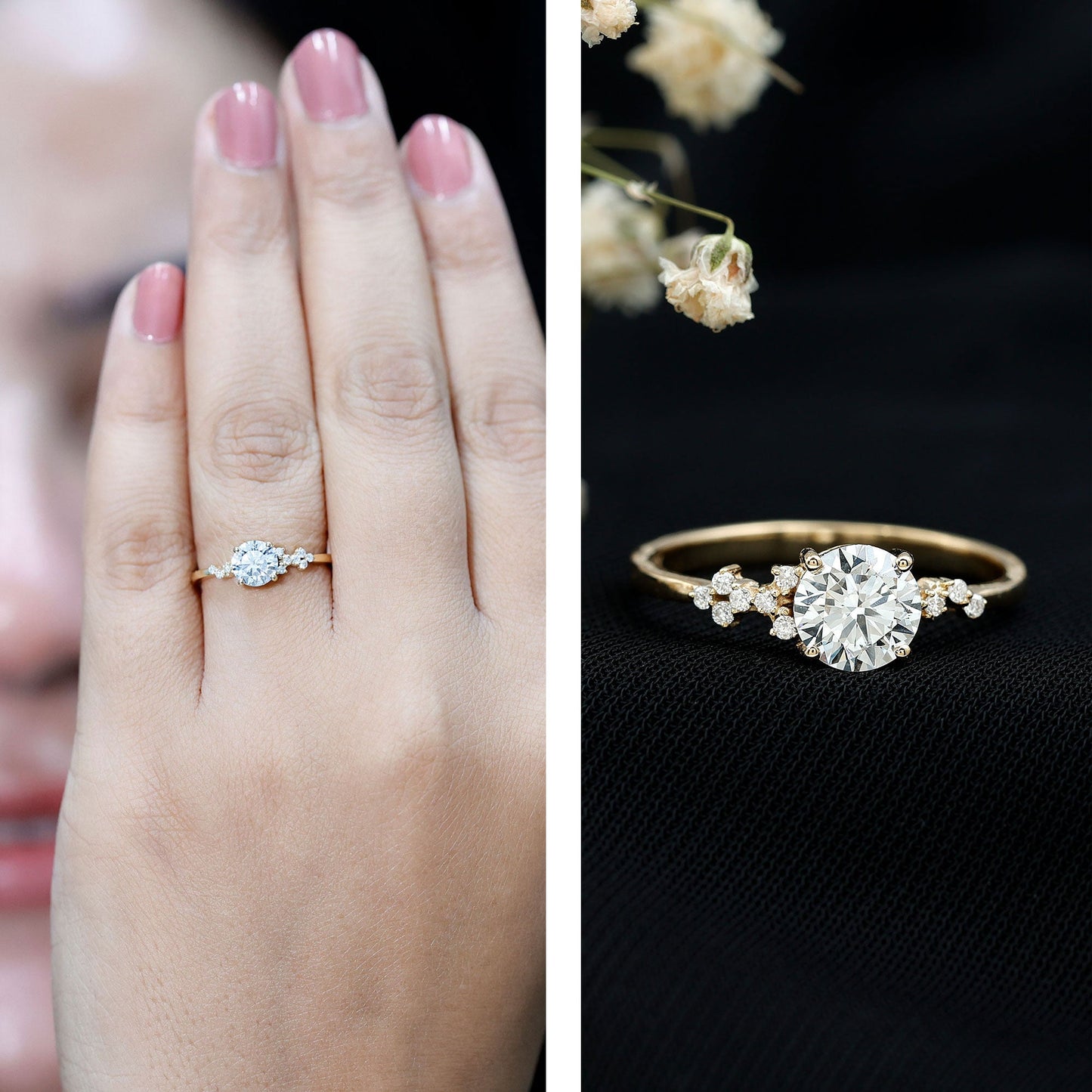 0.9 Carat Lab Grown Diamond Solitaire Engagement Ring