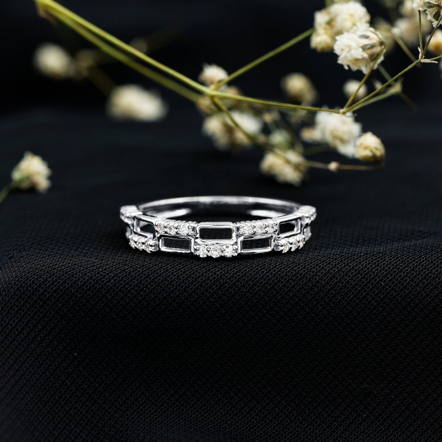 Certified Lab Grown Diamond Wedding Anniversary Ring For Women