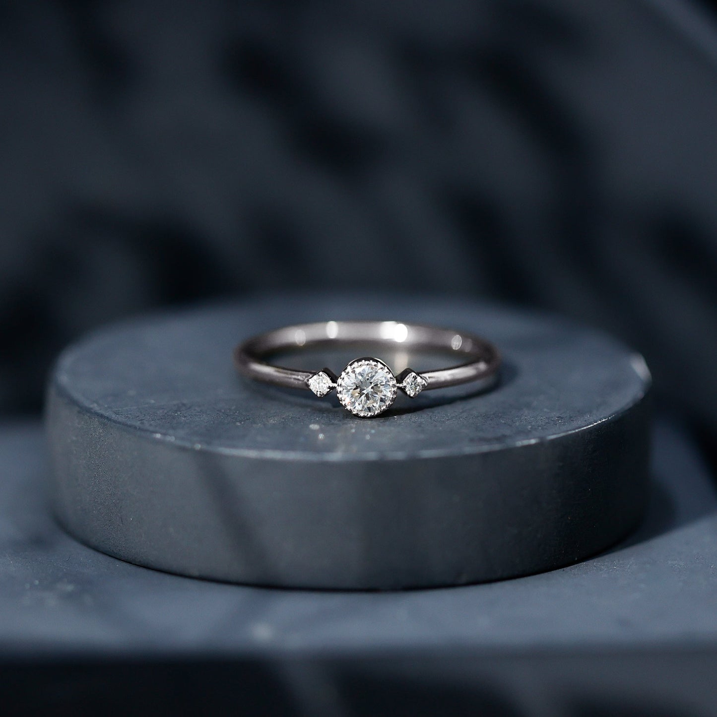 Certified Lab Grown Diamond Solitaire Promise Ring