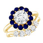Certified 1.2 Carat Lab Grown Diamond Engagement Ring with Enhancer