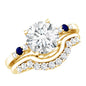 2 Carat Certified Lab Grown Diamond Engagement Ring With Wedding Band