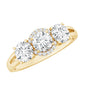Certified Lab Grown Diamond Past Present Future Engagement Ring