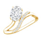 Certified 1.2 Carat Lab Grown Diamond Oval Engagement Ring For Women