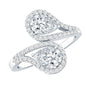 Certified Lab Diamond Toi Et Moi Designer Engagement Ring