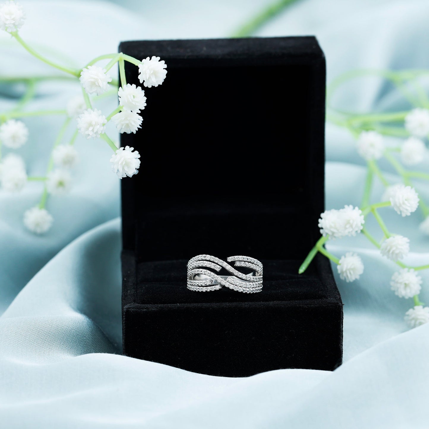 Certified Lab Grown Diamond Wide Wedding Band