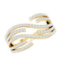 Certified Lab Grown Diamond Wide Wedding Band