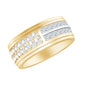 Certified Lab Grown Diamond Wide Wedding Band Ring