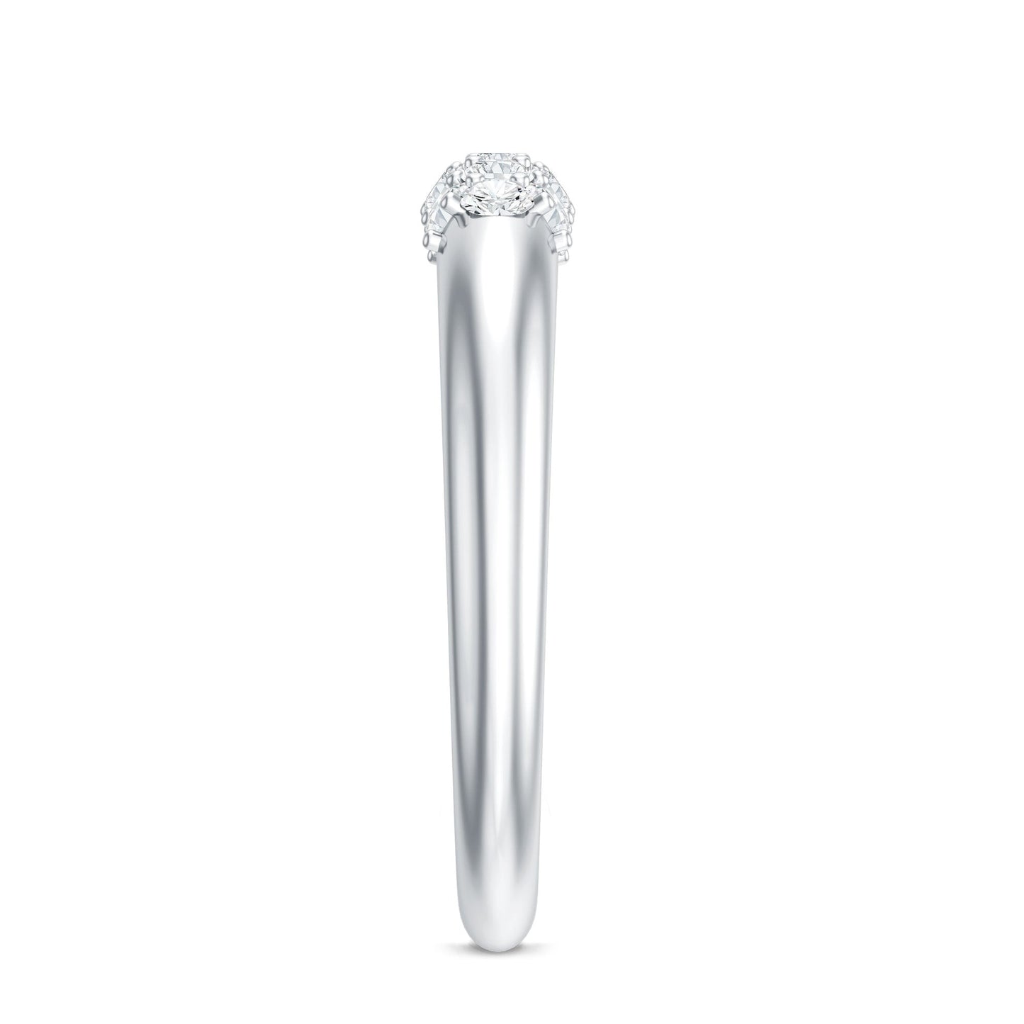 Certified Lab Grown Diamond Anniversary Ring