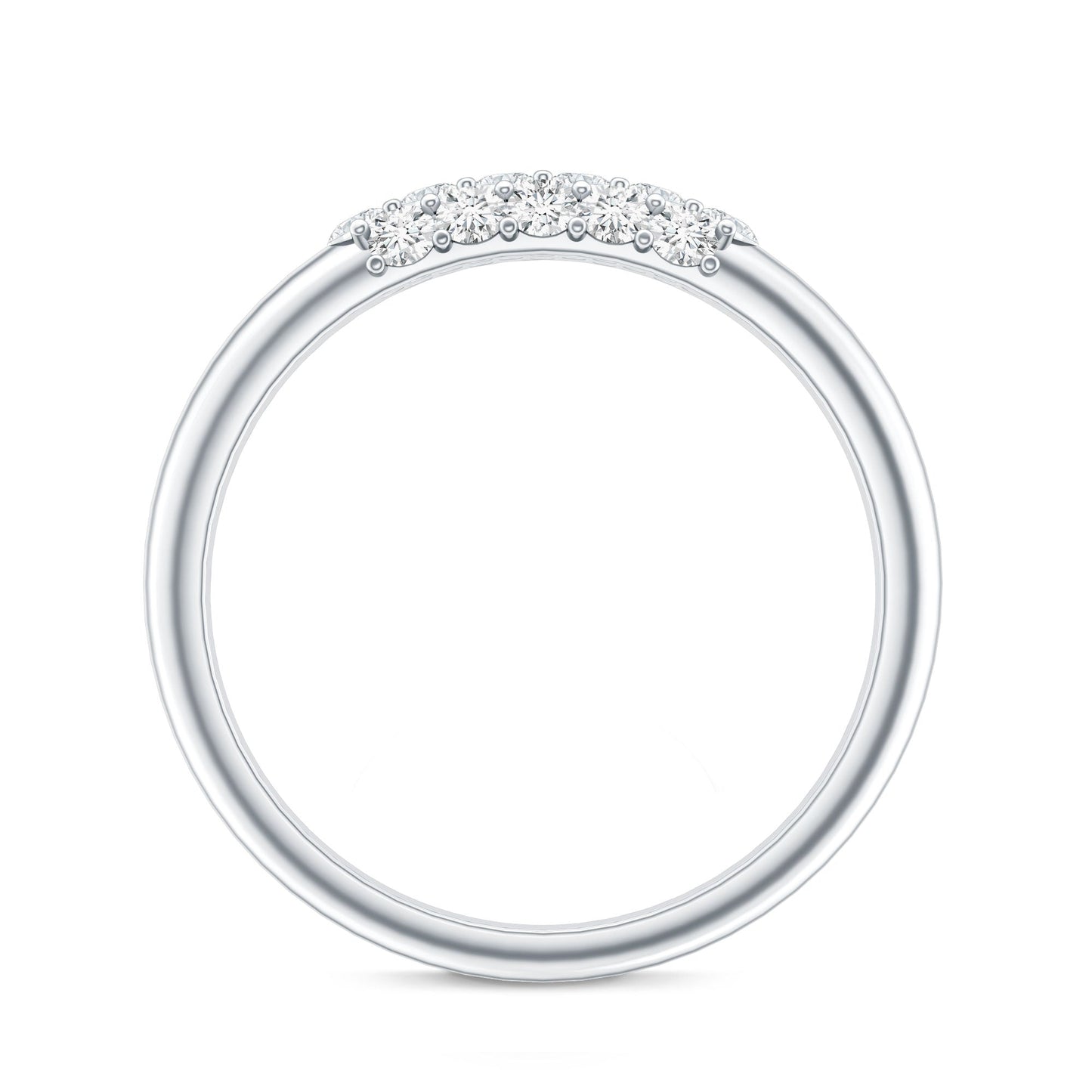 Certified Lab Grown Diamond Anniversary Ring